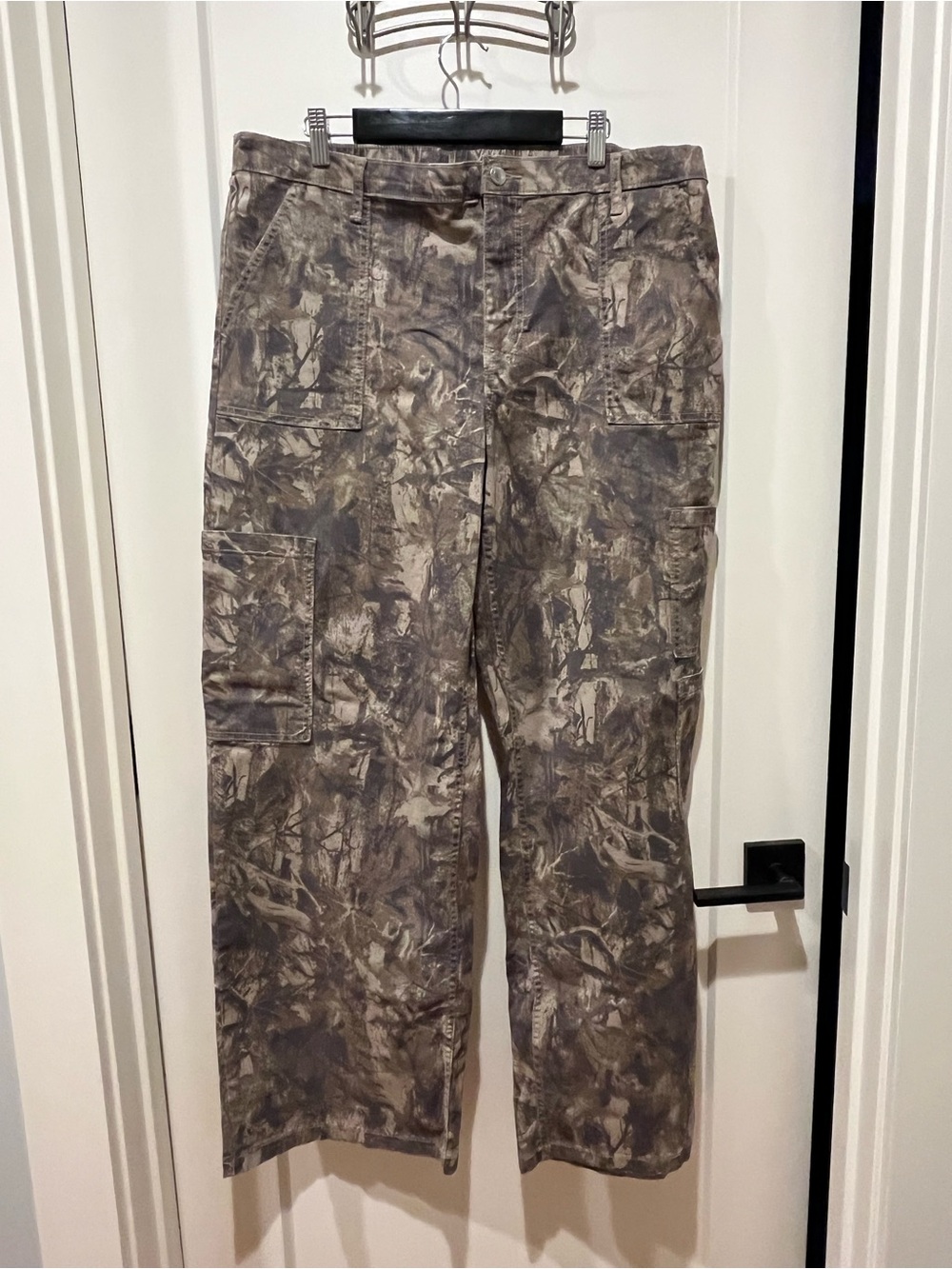 Camouflage Utility Pants - Gray Brown Green
